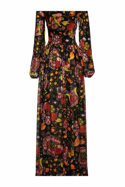 Gloednieuw π La DoubleJ Maxi Jurken Wanderlust π Dress Black β 6 Gloednieuw π La DoubleJ Maxi Jurken Wanderlust π Dress Black β - Afbeelding 4