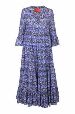 Gloednieuw ⭐ La DoubleJ Casual Jurken Jennifer Jane Printed 👗 Dress Blue ⭐