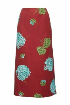 Aanbiedingen ✔️ La DoubleJ Midirokken Pencil 👗 Skirt Red 🔔