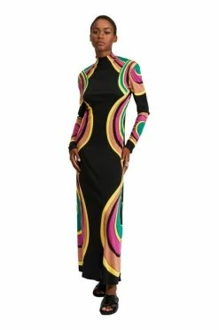 Nieuw 💯 La DoubleJ Maxi Jurken Halle 👗 Dress (Placed) Pink ⭐