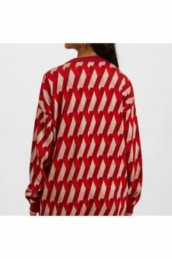 Groothandel 😍 La DoubleJ Truien & Vesten Knit Leisure Cardigan Red ❤️ -la-doublej Verkoop 1f463f12800954a0e08b11fa178c6fba