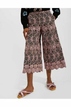 Top 10 😀 La DoubleJ Wijde Broeken Coulotte Pants Pink ❤️ -la-doublej Verkoop 28d5429238f7e0c65e66210a1d4180ea