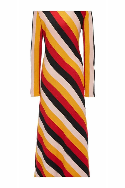 Goedkoopste π La DoubleJ Maxi Jurken Knit Swing π Dress Orange π 4 Goedkoopste π La DoubleJ Maxi Jurken Knit Swing π Dress Orange π - Afbeelding 2