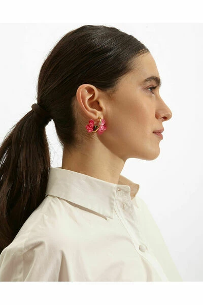 Hete verkoop 𧨠La DoubleJ Oorbellen Small Flora Earrings Pink π₯ 4 Hete verkoop 𧨠La DoubleJ Oorbellen Small Flora Earrings Pink π₯ - Afbeelding 2