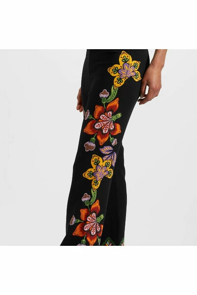 Beste deal π La DoubleJ Wijde Broeken Stretch Pants Placed Black π 3 Beste deal π La DoubleJ Wijde Broeken Stretch Pants Placed Black π