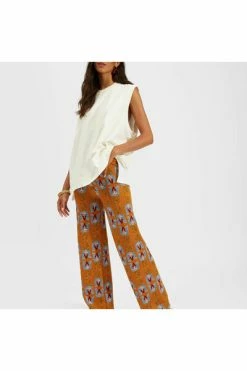 Flash-uitverkoop ⌛ La DoubleJ Wijde Broeken Jacquard Pants Yellow 🛒 -la-doublej Verkoop 5da1220670964036dc98440bc88d66b8