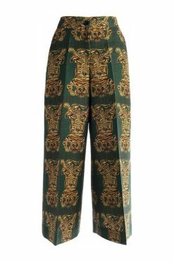 Gloednieuw π La DoubleJ Wijde Broeken Trousers Green π