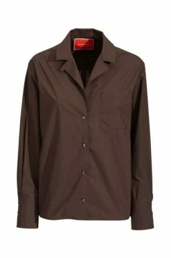 Flash-uitverkoop π La DoubleJ Longsleeve π Shirts Milano π Shirt Brown βοΈ