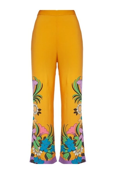 Hete verkoop π La DoubleJ Wijde Broeken Stretch Pants Placed Orange π€© 7 Hete verkoop π La DoubleJ Wijde Broeken Stretch Pants Placed Orange π€© - Afbeelding 5