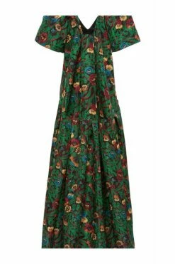 Uitgang 🎉 La DoubleJ Maxi Jurken Boom 👗 Dress Green 🛒