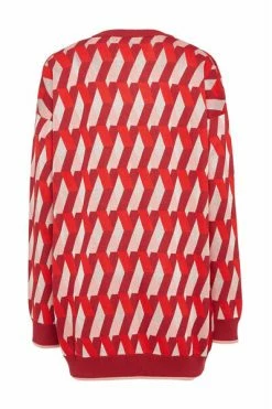 Groothandel 😍 La DoubleJ Truien & Vesten Knit Leisure Cardigan Red ❤️ -la-doublej Verkoop 748216dec8dd65a8bde41daa04c6ffaa