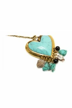 Nieuw 🔔 La DoubleJ Kettingen Big Heart Necklace Blue 🎁 -la-doublej Verkoop 77c7545a321af6b0837fcbdad8248151