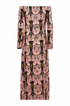 Beste deal 🔔 La DoubleJ Maxi Jurken Long Sleeve Swing 👗 Dress Pink 😀