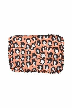 Nieuw 👍 La DoubleJ Clutches Lady Leopard Clutch Orange ✔️