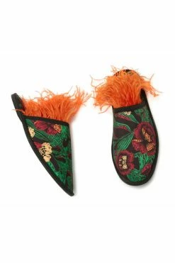 Flash-uitverkoop 😀 La DoubleJ Pantoffels Boudoir Slippers Green ✔️