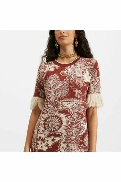 Beste Verkoop 🥰 La DoubleJ Casual Jurken Jacquard Mini 👗 Dress Red 🧨 -la-doublej Verkoop 86fb50c50c59a4e2d79bd9a46030741b