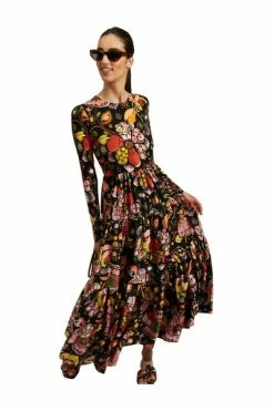 Beste deal 😀 La DoubleJ Maxi Jurken Big 👗 Dress Black 🎁