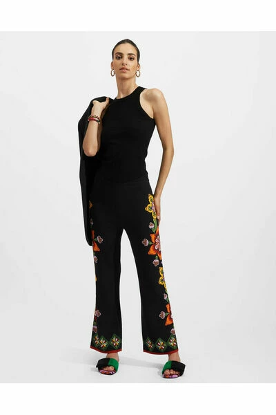 Beste deal π La DoubleJ Wijde Broeken Stretch Pants Placed Black π 7 Beste deal π La DoubleJ Wijde Broeken Stretch Pants Placed Black π - Afbeelding 5