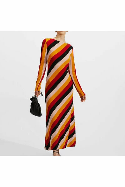 Goedkoopste π La DoubleJ Maxi Jurken Knit Swing π Dress Orange π 5 Goedkoopste π La DoubleJ Maxi Jurken Knit Swing π Dress Orange π - Afbeelding 3