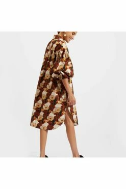 Beste Pirce 😍 La DoubleJ Blousejurken Big 👕 Shirt 👗 Dress Brown 🎁